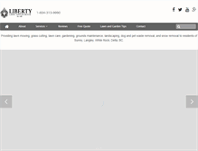 Tablet Screenshot of libertylawngarden.com